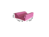 Calha Veterinária Rosa Pet Bed - 50cm 